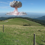 Selon l’Autorité de sûreté nucléaire, l’énorme champignon observé au-dessus de Fessenheim serait une simple morille
